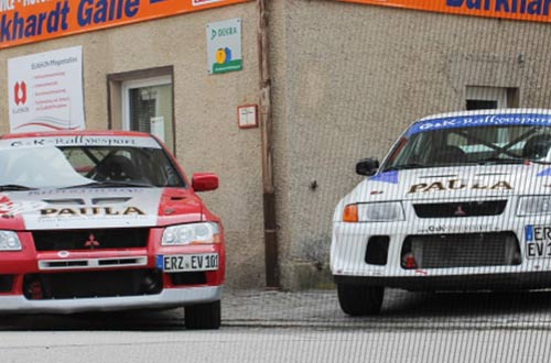 Rallyesport der Autowerkstatt in Schwarzenberg